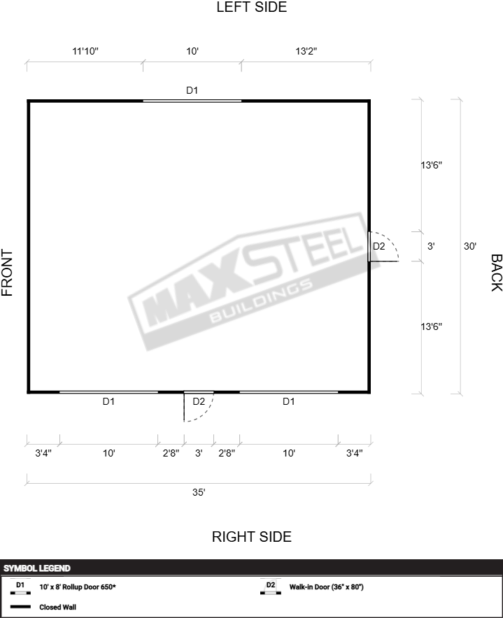 Triple Wide (26' - 30' wide) 30x35 - Image 2