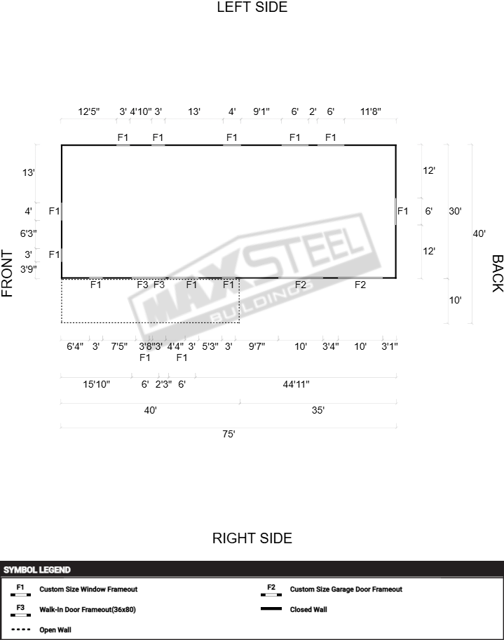 Triple Wide (26' - 30' wide) 30x75 - Image 2