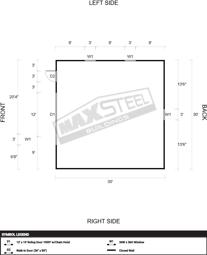 Triple Wide (26' - 30' wide) 30x30 - Image 2