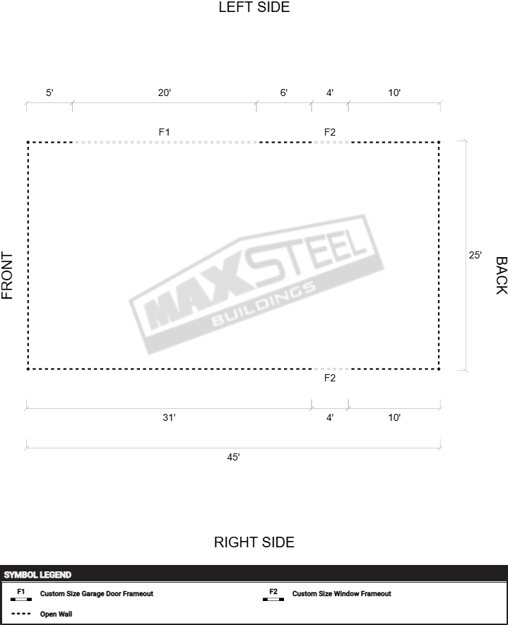 Triple Wide (26' - 30' wide) 25x45 - Image 2