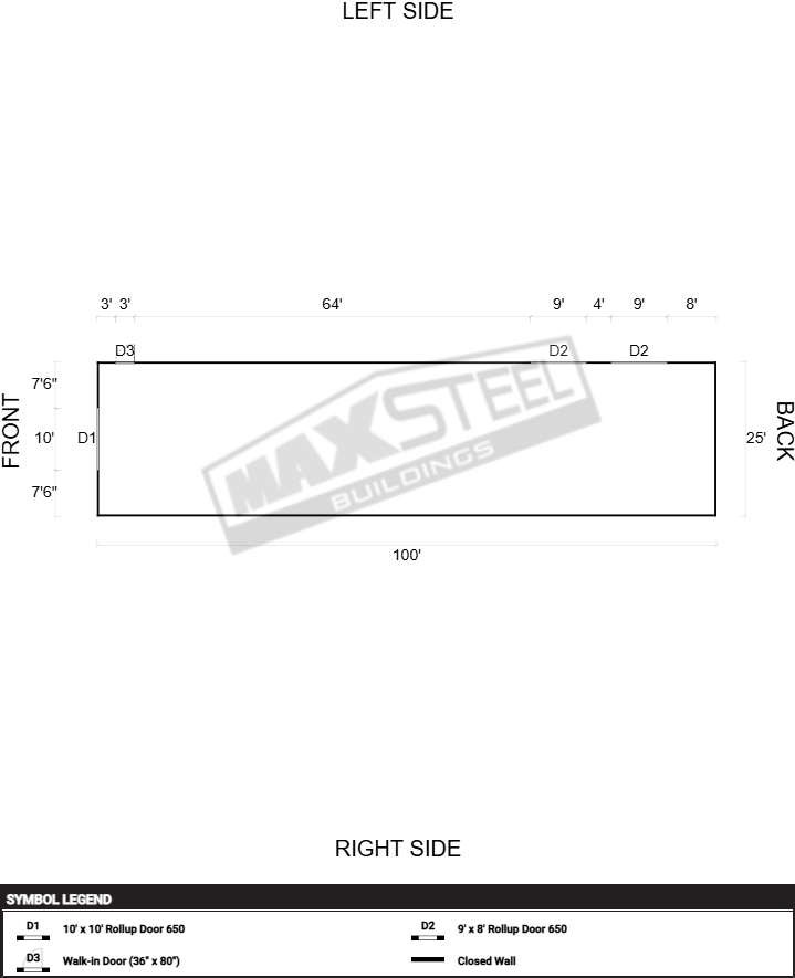 Triple Wide (26' - 30' wide) 25x100 - Image 2