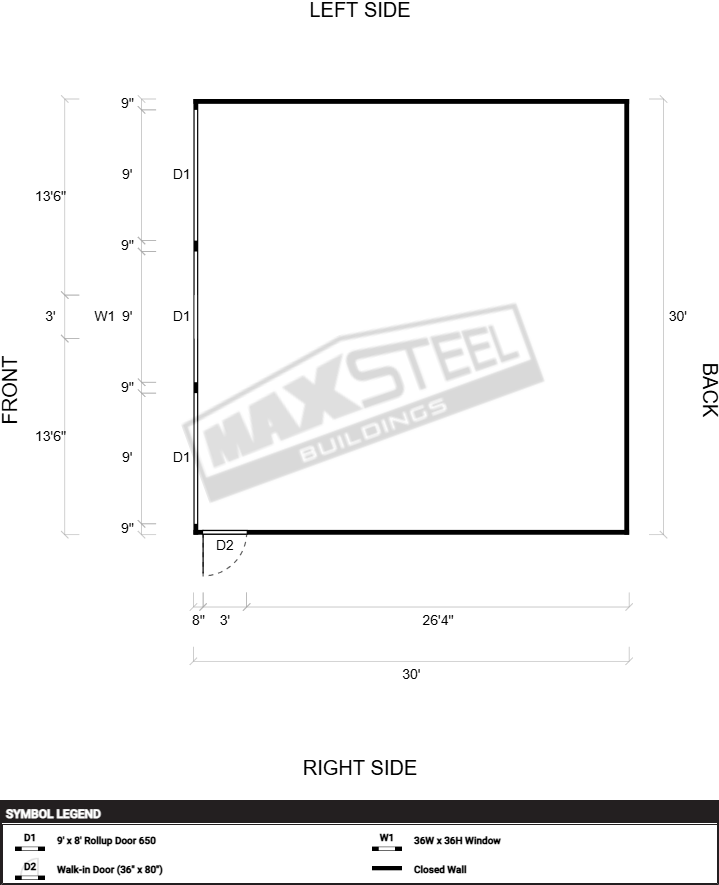 Triple Wide (26' - 30' wide) 30x30 - Image 2
