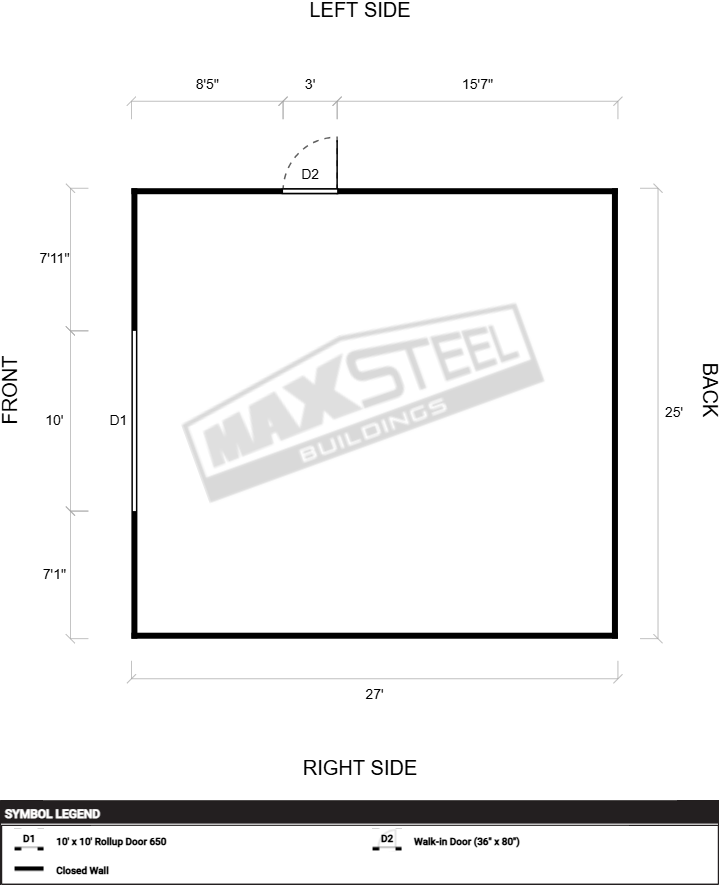 Triple Wide (26' - 30' wide) 25x27 - Image 2