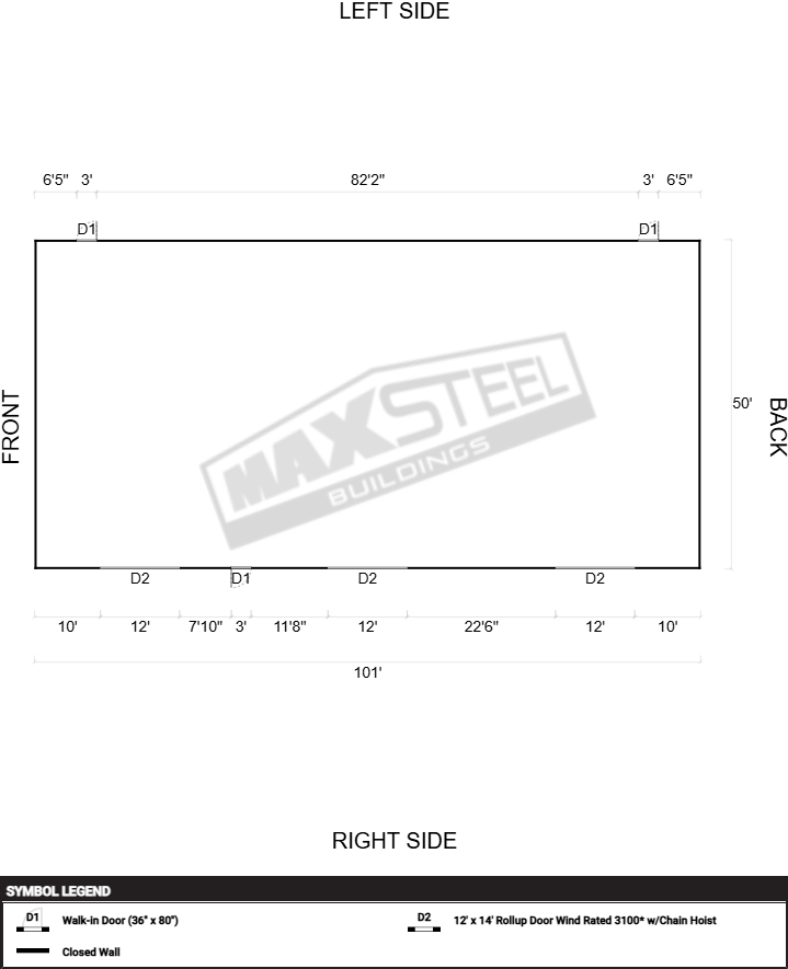 Industrial (42' - 60' wide) 50x101 - Image 2