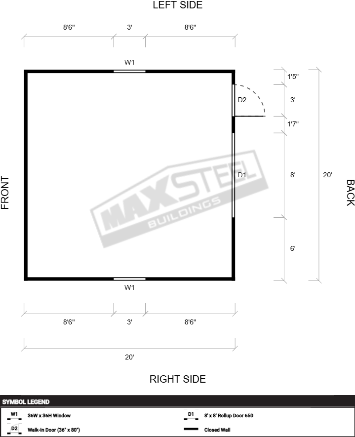 Carport 20x20 - Image 2
