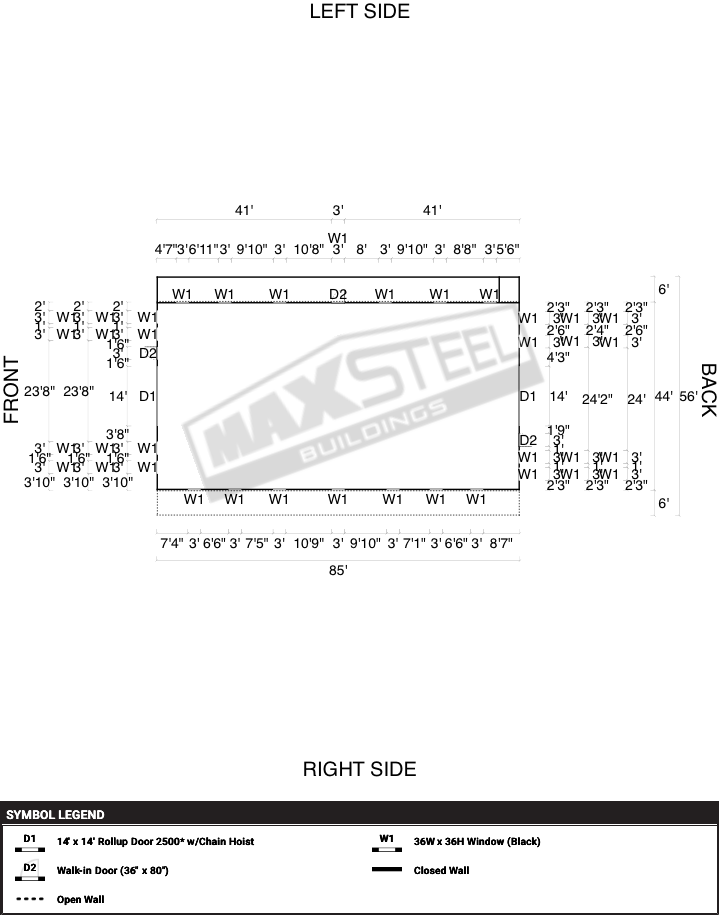 Industrial (42' - 60' wide) 44x85 - Image 2