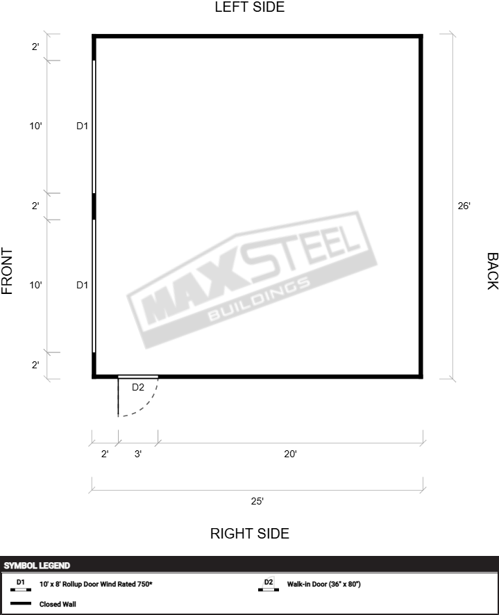 Triple Wide (26' - 30' wide) 26x25 - Image 2