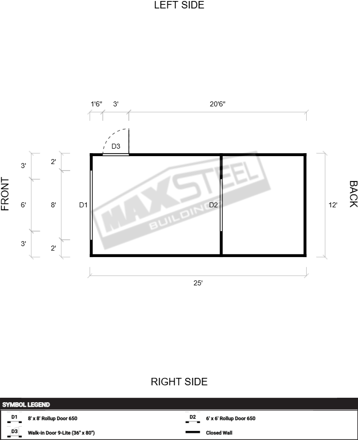 Carport 12x25 - Image 2