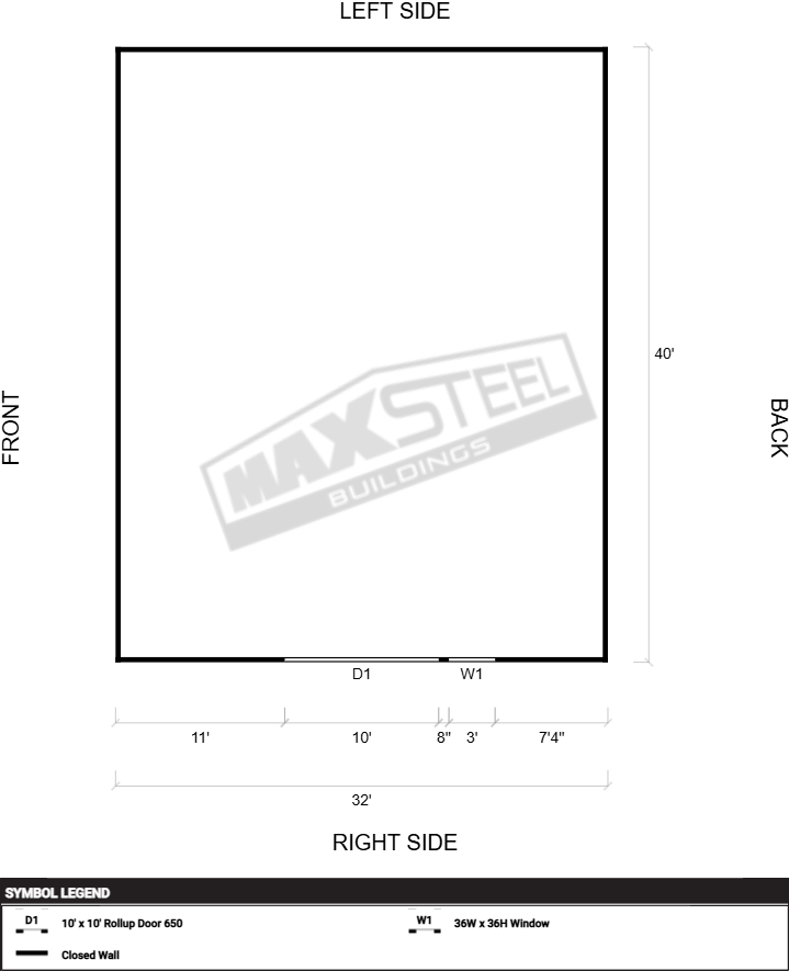 Commercial (32' - 40' wide) 40x32 - Image 2
