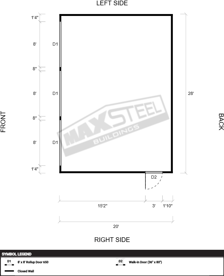 Garage 28x20 - Image 2