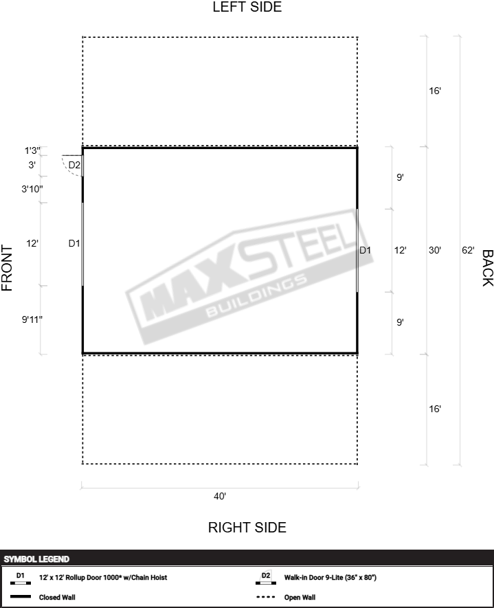Triple Wide (26' - 30' wide) 30x40 - Image 2