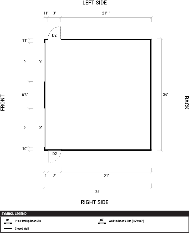 Triple Wide (26' - 30' wide) 26x25 - Image 2