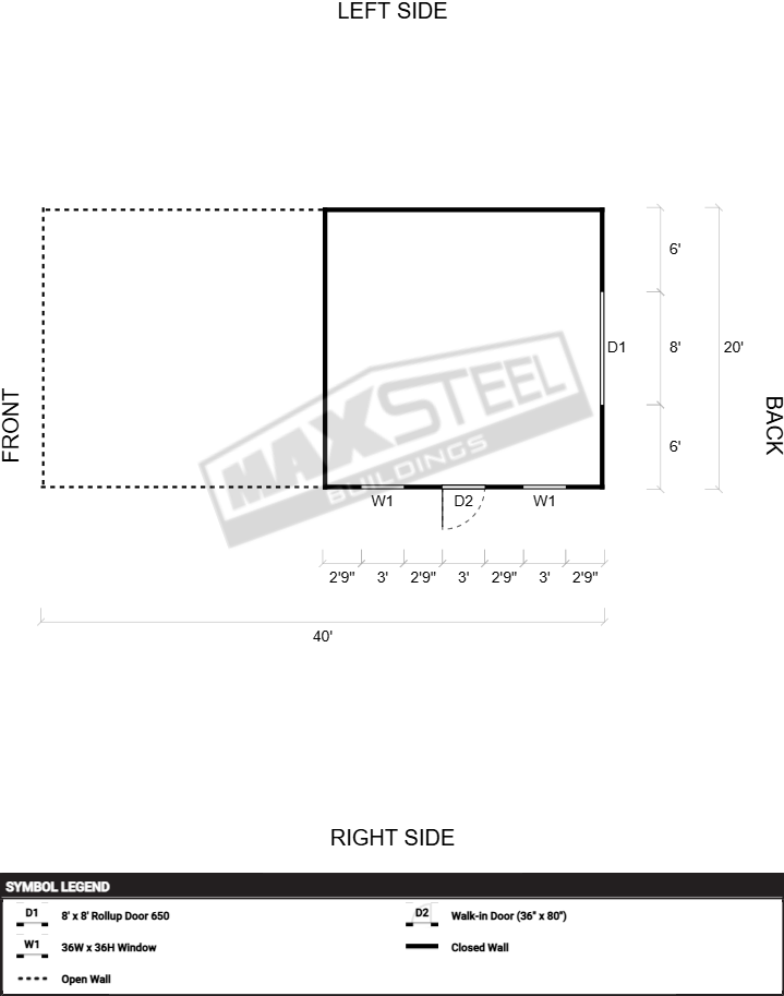 Carport 20x40 - Image 2