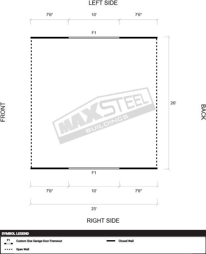 Triple Wide (26' - 30' wide) 26x25 - Image 2
