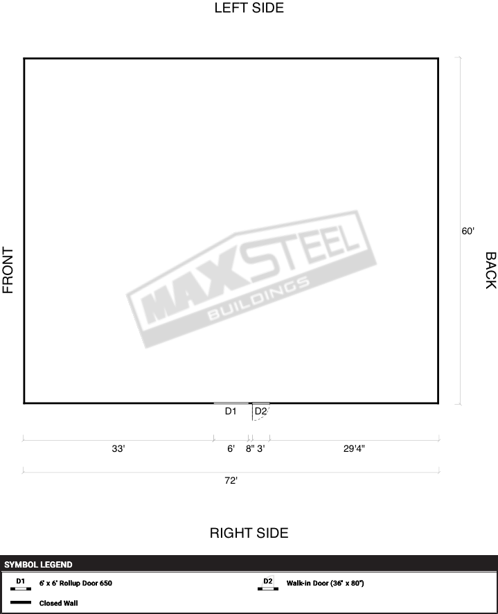Industrial (42' - 60' wide) 60x72 - Image 2