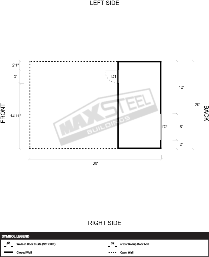 Carport 20x30 - Image 2