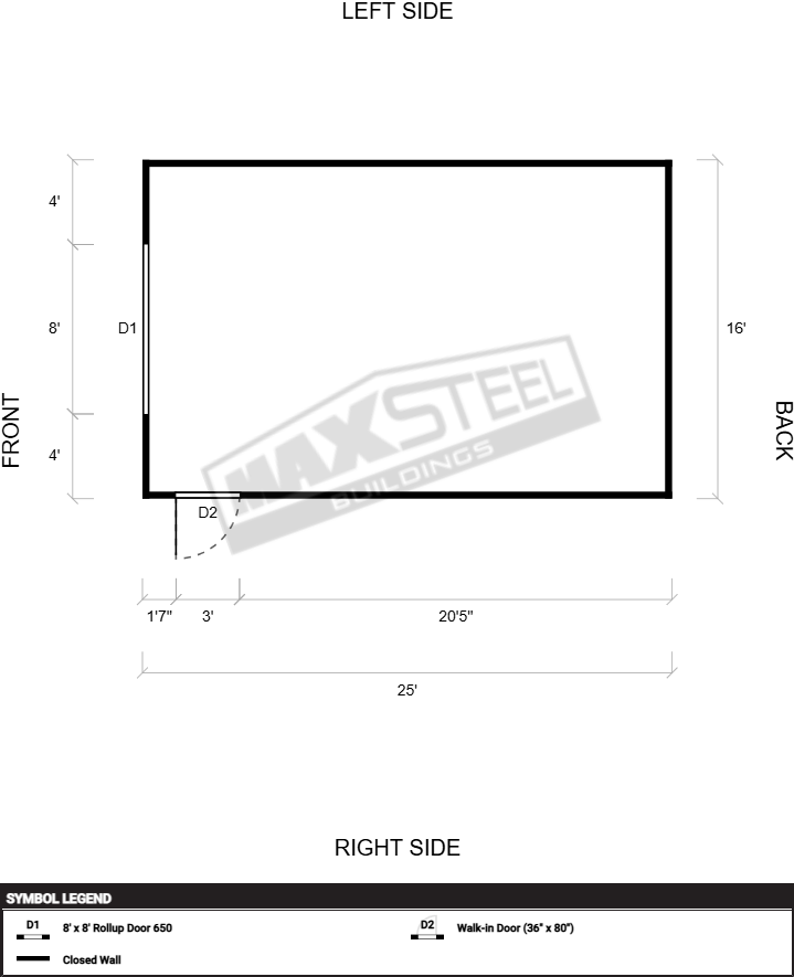 Garage 16x25 - Image 2