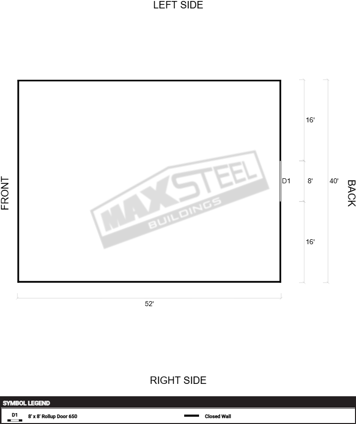 Commercial (32' - 40' wide) 40x52 - Image 2