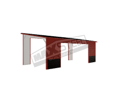 Free Standing Lean To 12x25